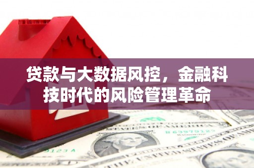 蛟河贷款与大数据风控，金融科技时代的风险管理革命