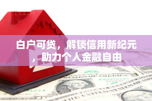蛟河白户可贷，解锁信用新纪元，助力个人金融自由