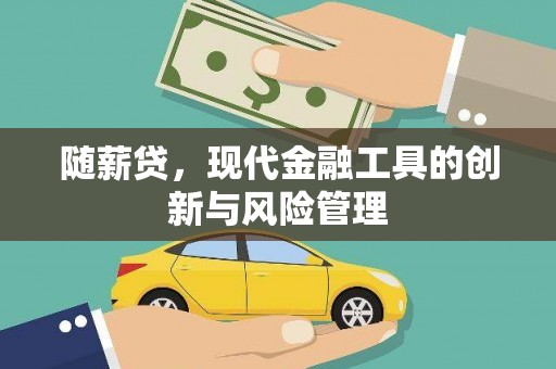 蛟河随薪贷，现代金融工具的创新与风险管理