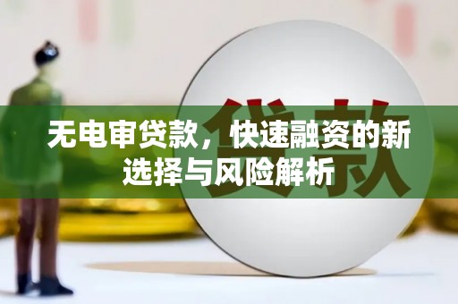 蛟河无电审贷款，快速融资的新选择与风险解析