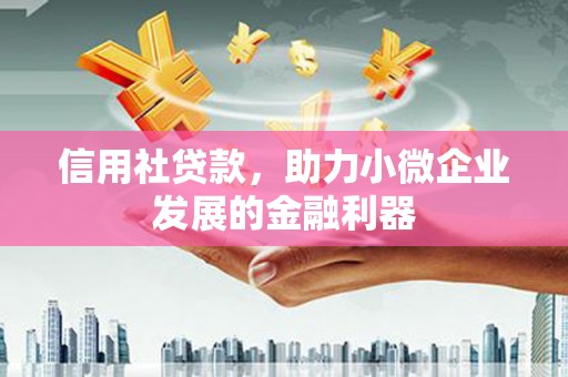 蛟河信用社贷款，助力小微企业发展的金融利器
