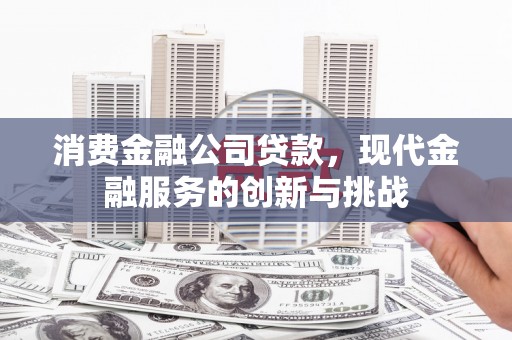 蛟河消费金融公司贷款，现代金融服务的创新与挑战