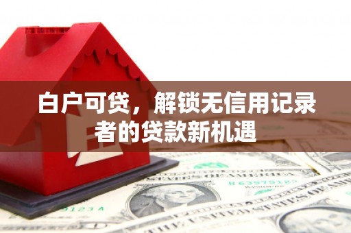 蛟河白户可贷，解锁无信用记录者的贷款新机遇