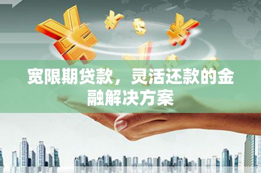 蛟河宽限期贷款，灵活还款的金融解决方案