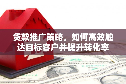 蛟河贷款推广策略，如何高效触达目标客户并提升转化率