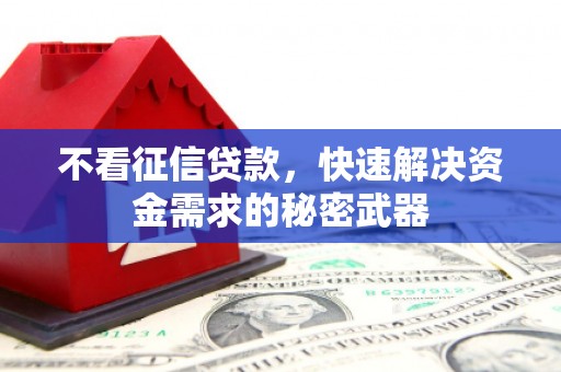 蛟河不看征信贷款，快速解决资金需求的秘密武器