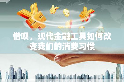 蛟河借呗，现代金融工具如何改变我们的消费习惯