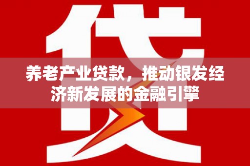 蛟河养老产业贷款，推动银发经济新发展的金融引擎