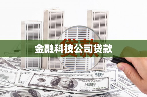 蛟河金融科技公司贷款