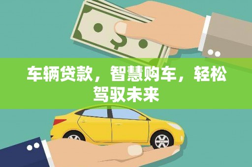 蛟河车辆贷款，智慧购车，轻松驾驭未来