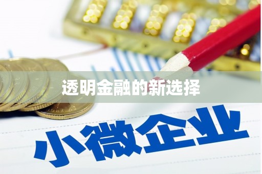 蛟河透明金融的新选择